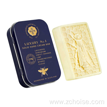 handmade olive oil cocoa Solid hand cream bar